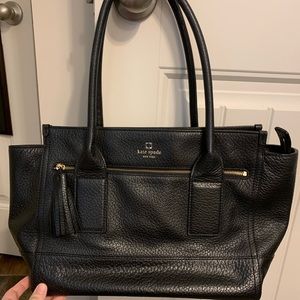 Authentic Kate Spade black leather purse